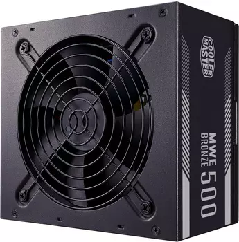 Блок питания 500 Ватт Cooler Master MWE 500 Bronze V2 (MPE-5001-ACAAB-EU)