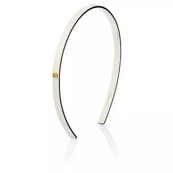 BALMAIN Ободок для волос Small White/Black