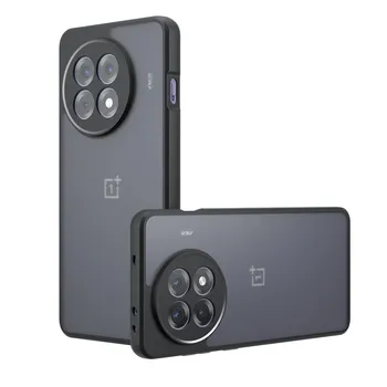 Для Oneplus ACE 5 Pro ACE5pro 3V 2V роскошный акриловый матовый бронированный жесткий ПК задняя крышка для Oneplus 13R 1+13 ударопрочный прозрачный бампер TPU oneplus ACE 5 чистый