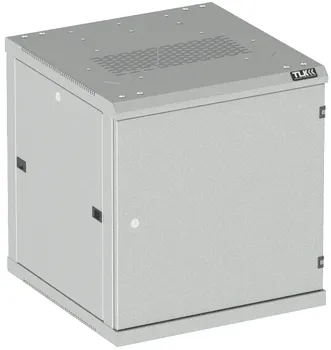 Шкаф настенный 19", 9U TLK TWC-096045-R-M-GY металлическая дверь, Ш600хВ503хГ450мм, 2 пары монтажных направляющих, серый