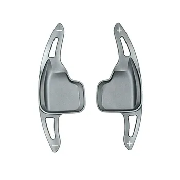 Подрулевой переключатель для BMW F30 F31 F32 F10 F20 F15 F16 X1 X3 X4 X5 X6 1 2 3 4 5 6 7 серии, удлинитель рулевого колеса, 2 шт. серебряный