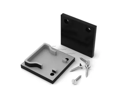 Заглушка 1 шт. SL-LINE-2011M SQUARE BLACK глухая