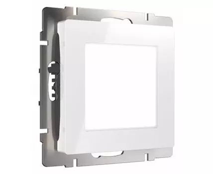 Заглушка для поста с подсветкой, без рамки Werkel белый W1154301