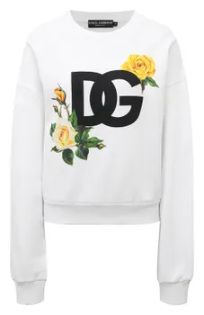 Хлопковый свитшот Dolce & Gabbana