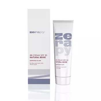 ZERAPY ВВ КРЕМ SPF 30 БЕЖЕВЫЙ НЮД, для увлажнения, тонирования и защиты кожи любого типа 50.0
