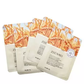ZHENMEI Набор тканевых масок с экстрактом Пшеницы Avena Sativa Fullerene для глубокого питания кожи 5.0