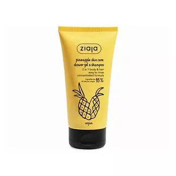 ZIAJA Мягкий ананасовый шампунь и гель для душа Pineapple Skin Care