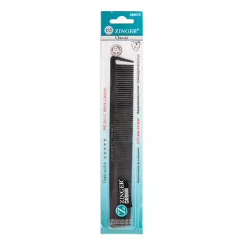 ZINGER расческа для волос Classic PS-341-C Black Carbon