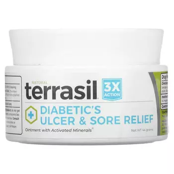 Terrasil, Средство для облегчения язвы и боли при диабете, 44 г