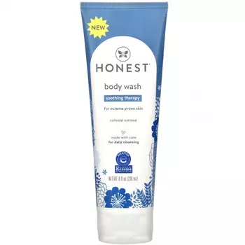 The Honest Company, Успокаивающий гель для душа, для кожи, склонной к экземе, 236 мл (8,0 унции)