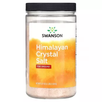 Swanson, Гималайская кристаллическая соль, мелкого помола, 1000 г (2,2 фунта)