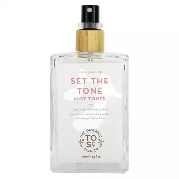 The Organic Skin Co., Set The Tone, тоник-спрей, увлажняющая роза, 100 мл (3,4 жидк. Унции)