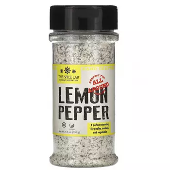 The Spice Lab, лимонный перец, 190 г (6,7 унции)