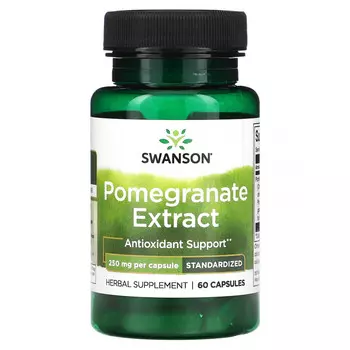Swanson, Экстракт граната, 250 мг, 60 капсул