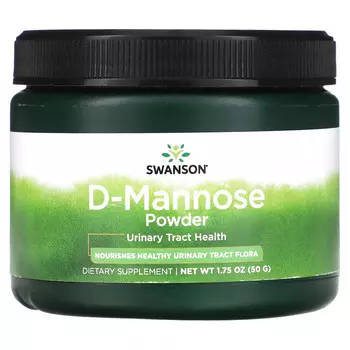 Swanson, D-манноза в порошке, 50 г (1,75 унции)