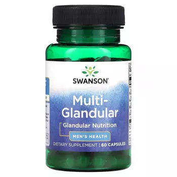 Swanson, Multi-Glandular, для мужского здоровья, 60 капсул