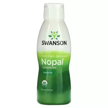 Swanson, Сертифицированный органический концентрат Nopal, 473 мл (16 жидк. Унций)