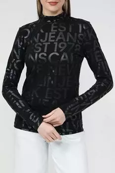 Водолазка хлопковая с принтом Calvin Klein Jeans