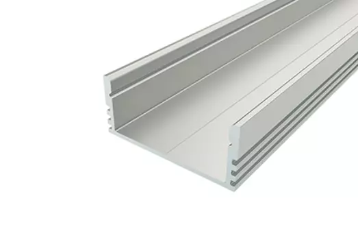 Профиль для светодиодной ленты накладной широкий алюминиевый LC-LP-1228-2 Anod