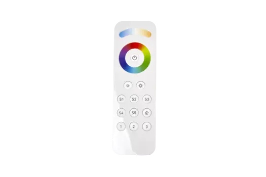 Радио пульт EASYBUS на 3 зоны и 5 сцен для управления RGB, RGBW, RGB+CC, 3В батарейка ES-B-R-COLOR3