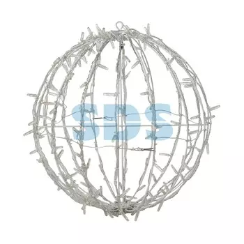 Шар светодиодный 230V, диаметр 30 см, 120 светодиодов, эффект мерцания, цвет теплый белый NEON-NIGHT