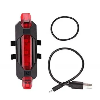 Задний фонарь для велосипеда, перезаряжаемый через USB, задний фонарь для велосипеда, сигнал поворота, предупреждение о торможении красный