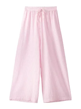Широкие брюки Bershka, цвет Pitaya/Pastel pink