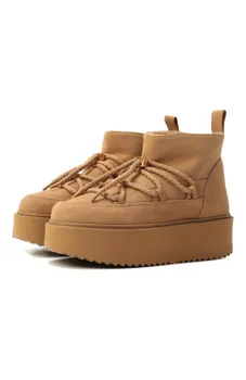 Замшевые полусапоги Classic Low Platform INUIKII