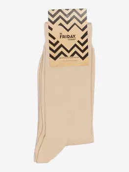 Носки однотонные спортивные St.Friday Socks, Бежевые, Бежевый