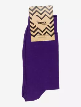 Носки однотонные St.Friday Socks, Фиолетовые, Фиолетовый
