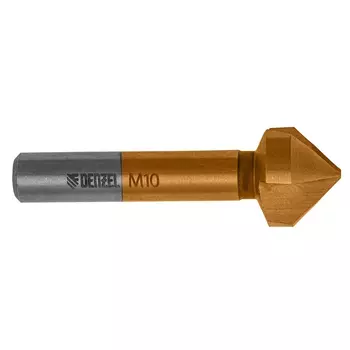 Зенковка конусная Denzel 72311, под М10, HSS, по металлу, цилиндрический хвостовик