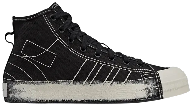 Кроссовки adidas Y-3 Nizza High 'Black Talc', черный