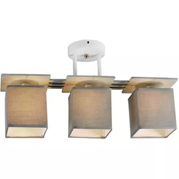 Люстра потолочная на штанге 1129/3PL E27*60W White/Grey Escada Argus Grey