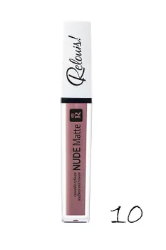 RELOUIS Помада губная жидкая матовая "Nude Matte" тон:10