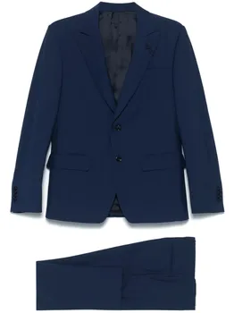 Шерстяной костюм Lardini, синий