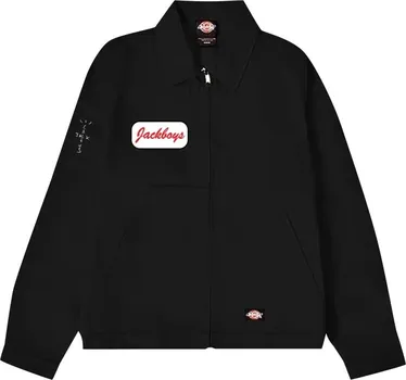 Куртка Cactus Jack by Travis Scott x Dickies JACKBOYS Work Jacket 'Black', черный