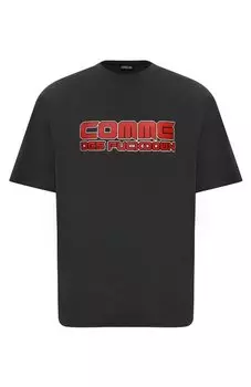 Хлопковая футболка Comme des Fuckdown