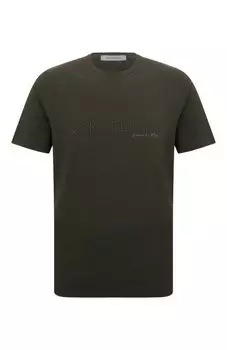 Хлопковая футболка Corneliani