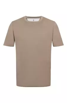 Хлопковая футболка Brunello Cucinelli