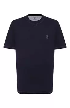 Хлопковая футболка Brunello Cucinelli
