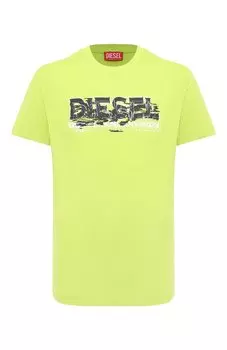 Хлопковая футболка Diesel