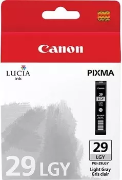 Струйный картридж Canon PGI-29LGY (Light Gray) (4872B001)