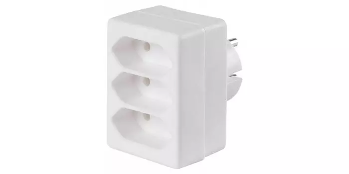 Сетевой разветвитель Buro BU-PS3F-W (3 розетки) White