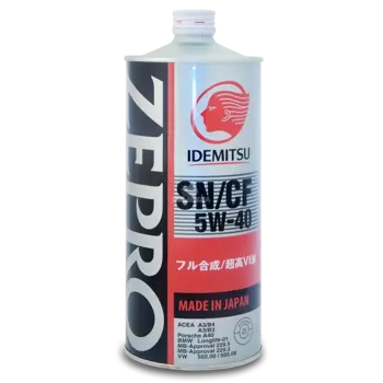 Синтетическое моторное масло IDEMITSU Zepro Euro Spec 5W-40 1 л
