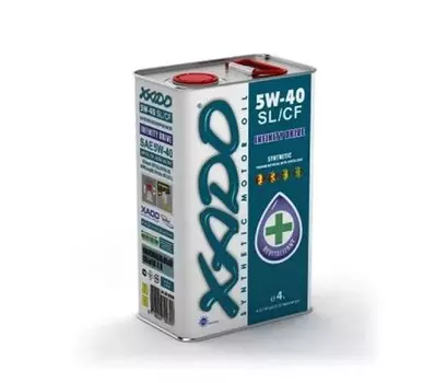 Синтетическое моторное масло XADO Atomic Oil 5W-40 SL/CF 4 л