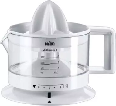 Соковыжималка цитрусовая Braun CJ3000 белый