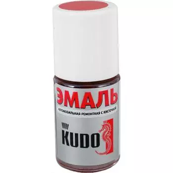 Эмаль автомобильная Kudo с кисточкой цвет рубин 15Мл