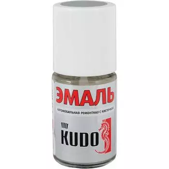 Эмаль автомобильная Kudo с кисточкой цвет снежная королева 15Мл