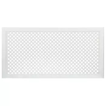Экран для радиатора Готико 120x60 см цвет белый