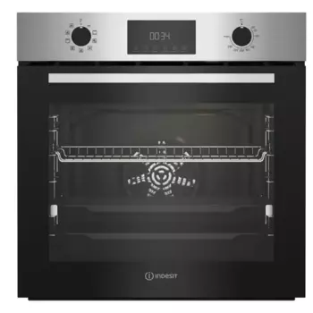 Электрический духовой шкаф Indesit IFE 3841 J IX 59.4x59.5 см конвекция цвет нержавеющая сталь